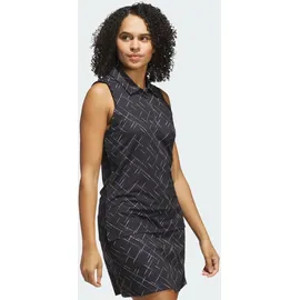 adidas Ultimate365 Printed Sleeveless Poloshirt - Black - S