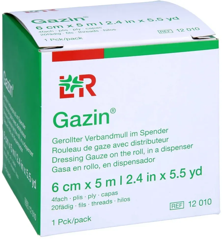 Gazin Verbandm 6cmx5m Ger