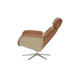 skagen studio Relaxsessel Lasse Leder 77 x 105 x 114 cm braun