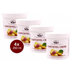 4x 250ml Hautcreme Schutzcreme Pflege für Strapazierte Haut Kartoffel Pullach Hof