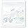 OM System Olympus Thread Sashiko Stickpackung Hana Fukin Hokusai Katsushika Serie Umezawa Hamlet-Felder in der Provinz Sagami Stoff bedruckt, Multifarbig