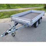 PKW Auto Anhänger Stema Hochlader gebremst 2000kg mit 25cm Bordwand 301 x 153 cm