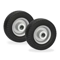 Relaxdays Rad für Roller, E-Scooter 50 kg schwarz/grau