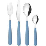 Guzzini - POP-Besteckset mit 24 Stück - Hellblaues Zuckerpapier - 127500222, Babyblau