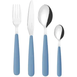 Guzzini - POP-Besteckset mit 24 Stück - Hellblaues Zuckerpapier - 127500222, Babyblau