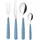 Guzzini - POP-Besteckset mit 24 Stück - Hellblaues Zuckerpapier - 127500222, Babyblau