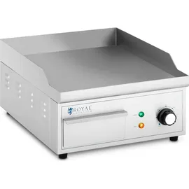 Royal Catering Elektro Grillplatte - 350 x 380 mm - - glatt - 2000 W