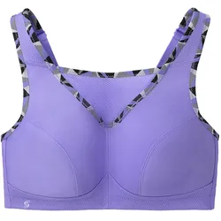 GLAMORISE Sport-Bustier mit bestem Halt - Lila Unterwäsche   Damen 