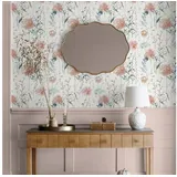 Laura Ashley PALLINGTON Vliestapete 52 cm x 10 m rosa 1