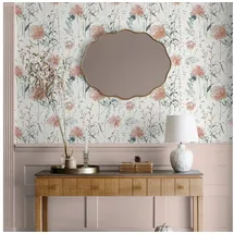 Laura Ashley PALLINGTON Vliestapete 52 cm x 10 m rosa 1