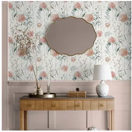 Laura Ashley PALLINGTON Vliestapete 52 cm x 10 m rosa 1