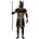 Smiffys Kostüm Anubis, der Schakal, Schwarz, mit Tunika, Kragen, Armstulpen, Armbändern und Maske