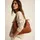 COLLEZIONE ALESSANDRO Vintage Schultertasche Leder Brown