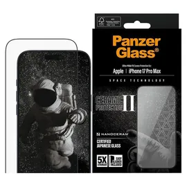 Panzer Glass Ceramic II Displayschutz für iPhone 17 Pro Max
