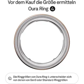 Oura Ring 4, Größe 9, Rose Gold, Smart