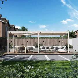 Weide Deluxe 3,6 x 7,2 m Beige