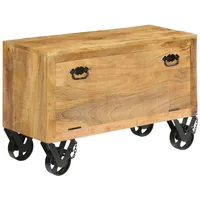 VidaXL Schuhschrank 86 x 35 x 55 cm Massivholz
