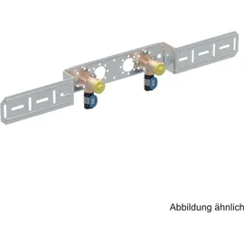 Geberit FlowFit Anschlusswinkel 90 Grad vormontiert 2-fach Rg+ ÜA