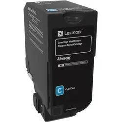 Original Lexmark Toner 74C2HC0 cyan für CS 725 A-Ware