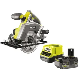 RYOBI Akku-Handkreissäge R18CSP-140GZL 18 V inkl. Sägeblatt, Parallelanschlag, 4,0 Akku & Ladegerät