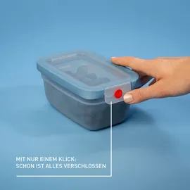 Emsa Frischhaltedose rechteckig blau 11,71 cm x 17,49 cm x 8,25 cm 0,75 l