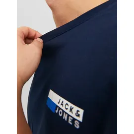 JACK & JONES Rundhalsshirt »JJECORP LOGO TEE PLAY SS O-NECK NOOS«, blau