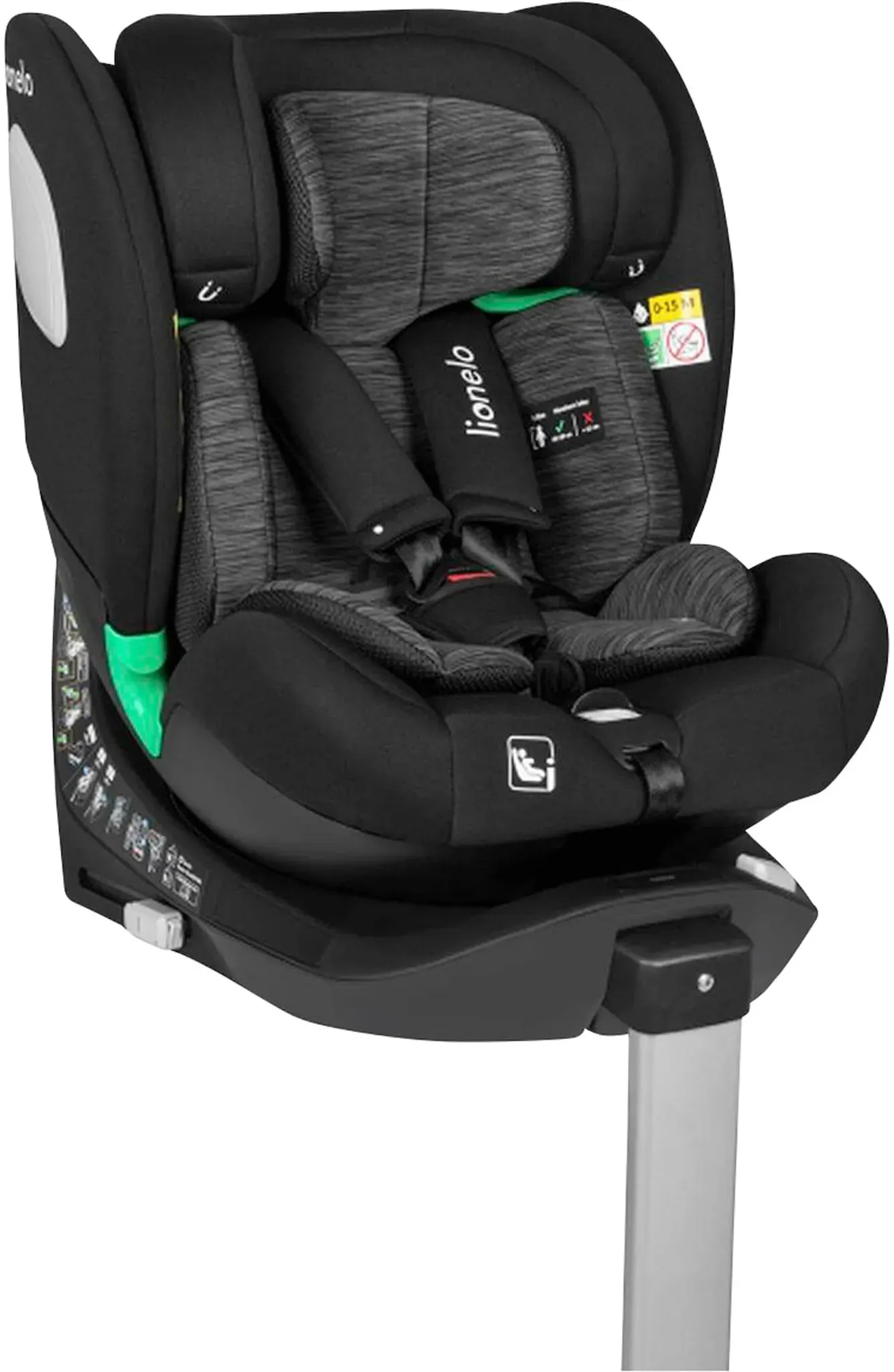 Lionelo Kindersitz BRAAM, schwarz