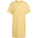 adidas Shirtkleid Orange/Weiß XS