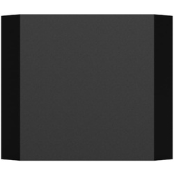 Nichba Design - Papierspender für die Wand, schwarz