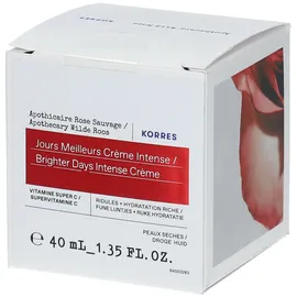 Korres Wild Rose Intensiv Feuchtigkeitsspendende Creme 40 ml
