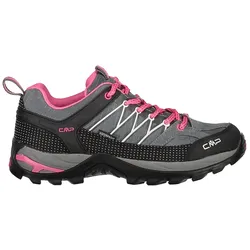 CMP Wanderschuhe Rigel Low WP (Trekking, wasserdicht) grau/fuchsia Damen