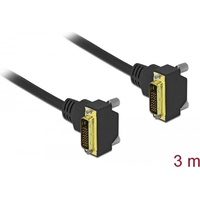 DeLock DVI-Kabel 3 m DVI-D Schwarz
