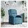 vidaXL Relaxsessel 86,5 x 99,5 x 86,5 cm Blau Samt mit verstellbarer Rückenlehne