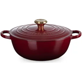Le Creuset Signature La Marmite Bräter 26 cm burgunderrot