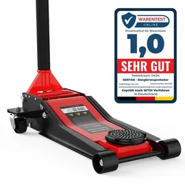 GENTOR Wagenheber Stahl 75-505mm rot