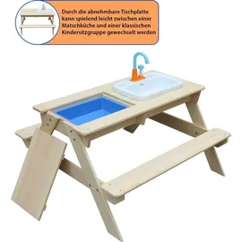 Coemo Kindersitzgruppe und Matschtisch Robin mit Waschbecken