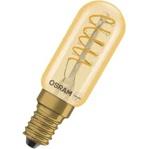 Osram Vintage 1906 LED Special Shapes Dimmable Stabform LED-Lampe Glas Gold 2,8 W 250 lm 2200 K Dimmbar CRI: 80