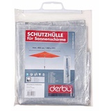 Doppler Schirmhülle DERBY, Grau - Polyester - 45 x 265 cm - mit Reißverschluss