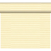Duni Têtê à Têtê Tischläufer Dunicel 24 m x 40 cm (20 ABSCHNITTE), Motiv Tessuto cream 1 Stück