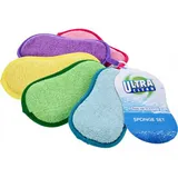 Self Import Agencies Schwamm-Set, 5 Stück, 17 x 9,5 x 1,5 cm, 5 Farben