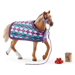 Schleich® Englisches Vollblut mit Decke 42360