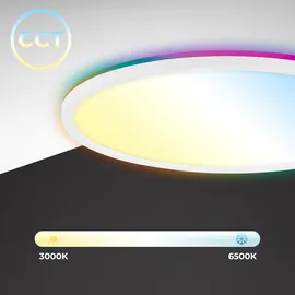 B.K.Licht LED Panel 1 rund weiß
