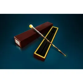 HARRY POTTER Zauberstab Magic Caster Wand Loyal Gelb Neu in