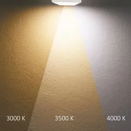 ISOLED 3-PH Linearleuchte prismatisch, 120cm, 40W, weiß, 300035004000K, CRI90, DALI dimmbar.