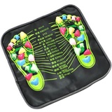 Gatuida akupressurmatte platzsparende Blutzirkulation Fuß massage pad Füße massage matte beruhigend Massagestein Beine Fitness Helfer