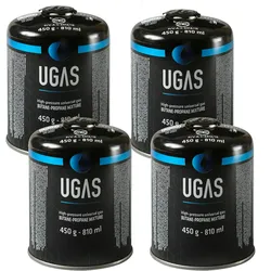 4 x Gaskartusche Butan/Propan - 450g - Universal Gas