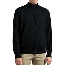 PAUL & SHARK Herren Strick-Jacke Woll-Jacke Troyer-Jacke Herbst-Jacke C0P1044 011 Schwarz - XL