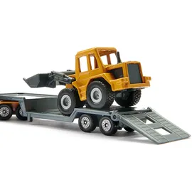 Siku 1616 - Tieflader mit Frontlader verschiedene Farben 1:55