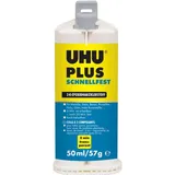 UHU Zweikomponentenkleber Plus Schnellfest 50 ml