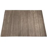 WAWA TEPPICH Taup Grau Wollteppich 200 x 300 cm Grau